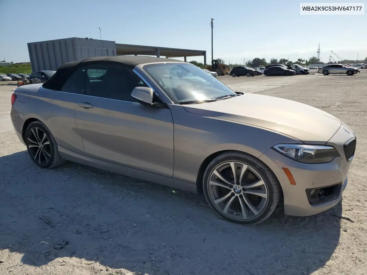 WBA2K9C53HV647177 2017 BMW 230I