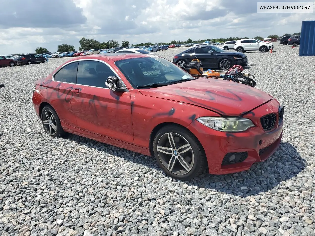 2017 BMW 230I VIN: WBA2F9C37HV664597 Lot: 58743925