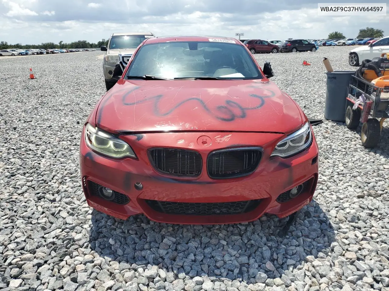 2017 BMW 230I VIN: WBA2F9C37HV664597 Lot: 58743925