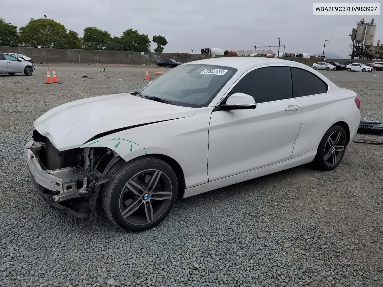 2017 BMW 230I VIN: WBA2F9C37HV983997 Lot: 59623525