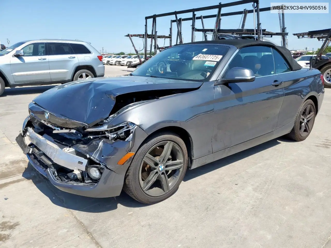 2017 BMW 230I VIN: WBA2K9C34HV950516 Lot: 60607725
