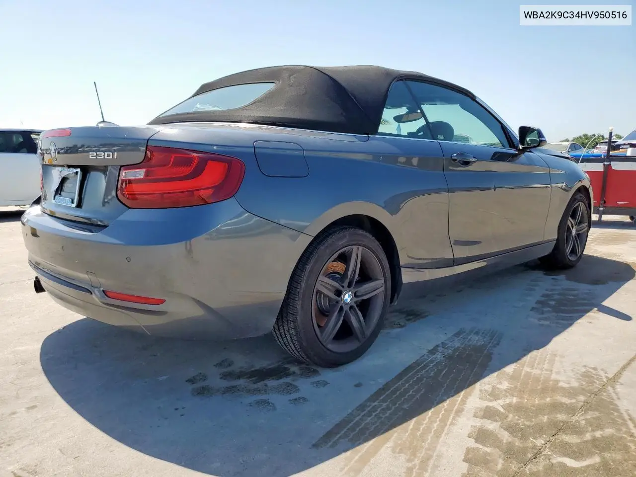2017 BMW 230I VIN: WBA2K9C34HV950516 Lot: 60607725