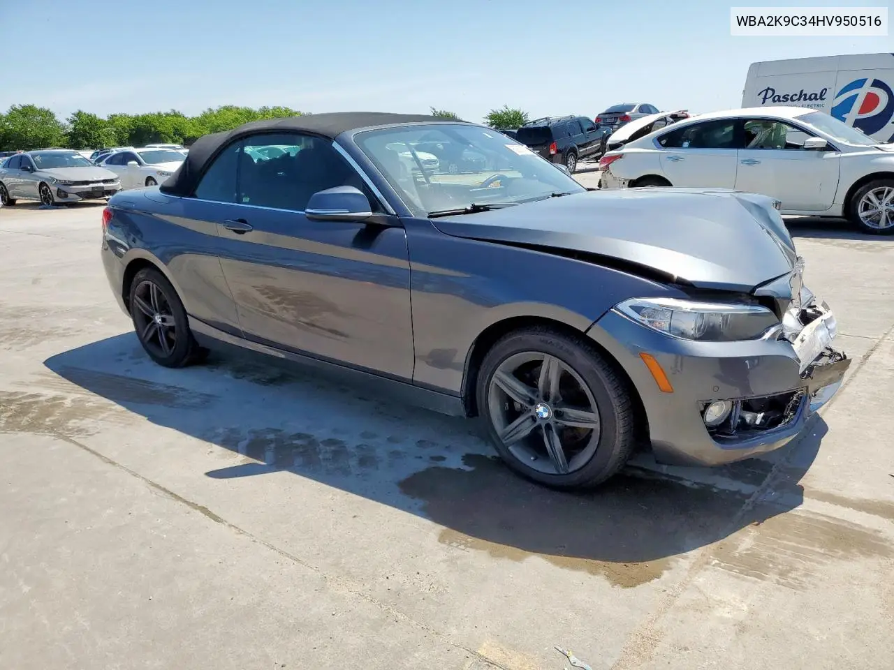 2017 BMW 230I VIN: WBA2K9C34HV950516 Lot: 60607725