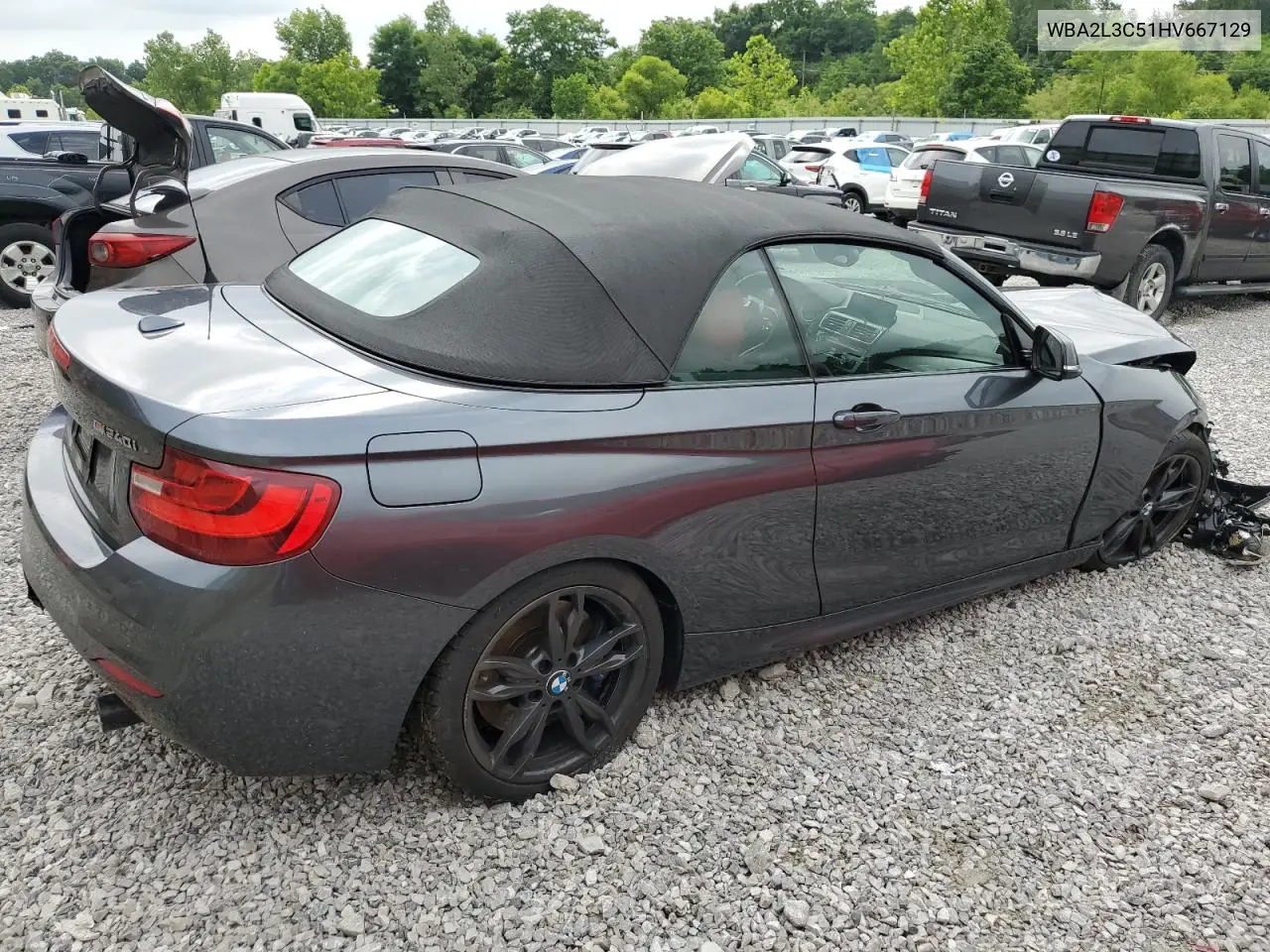 2017 BMW M240Xi VIN: WBA2L3C51HV667129 Lot: 62690835