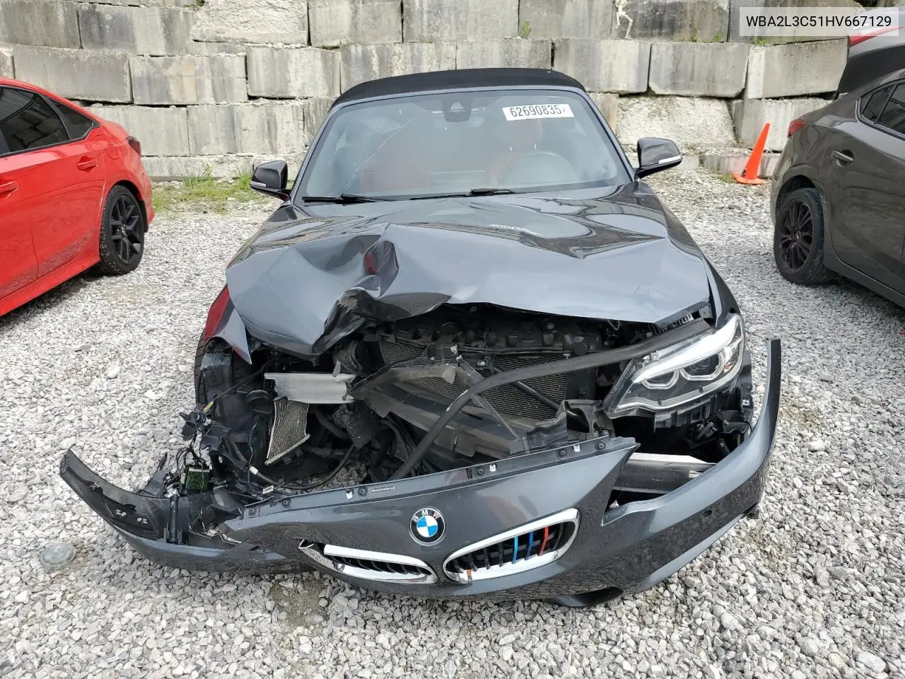 2017 BMW M240Xi VIN: WBA2L3C51HV667129 Lot: 62690835