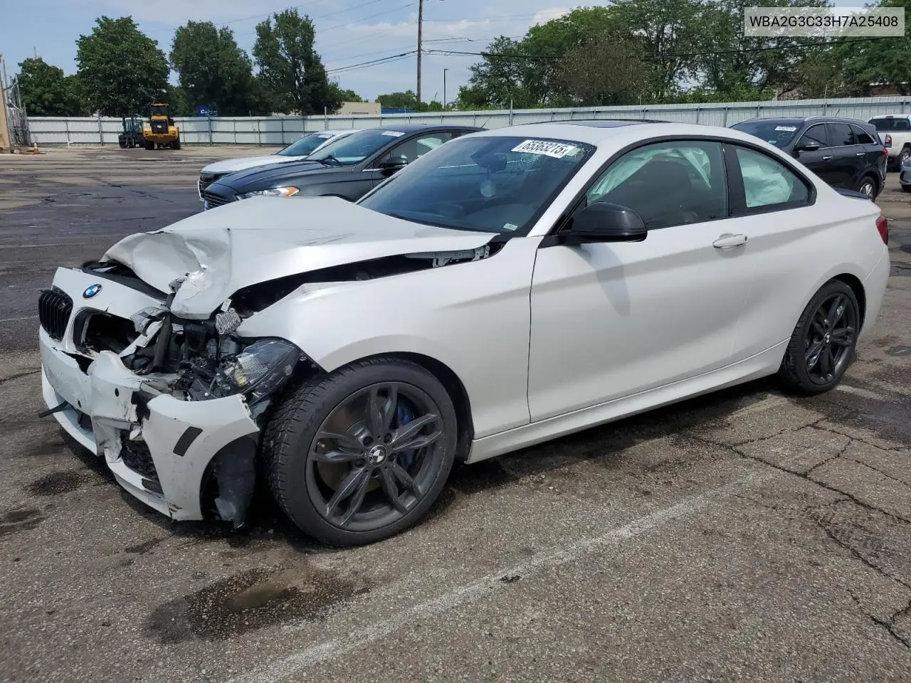 2017 BMW M240Xi VIN: WBA2G3C33H7A25408 Lot: 65363215
