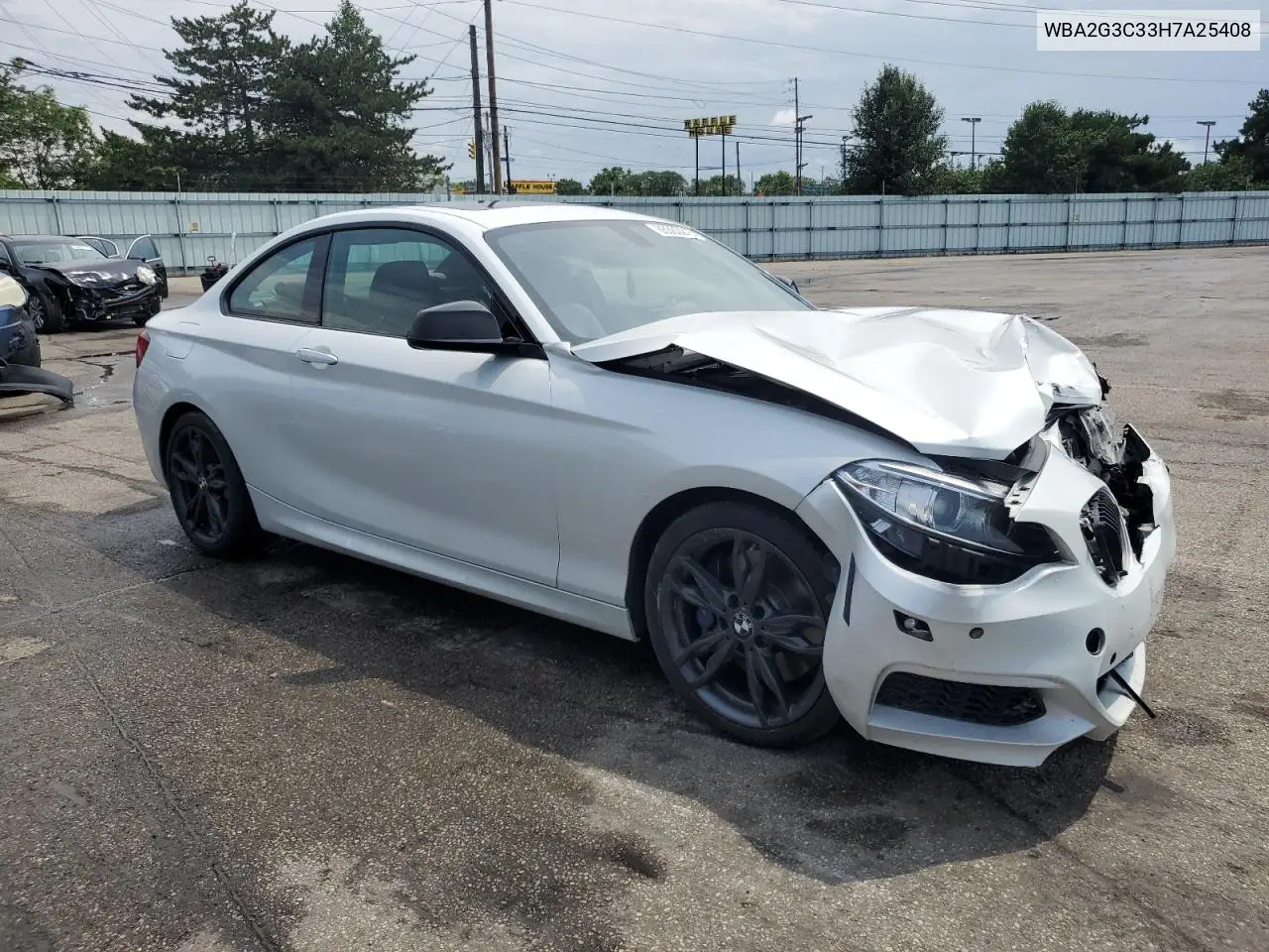 2017 BMW M240Xi VIN: WBA2G3C33H7A25408 Lot: 65363215