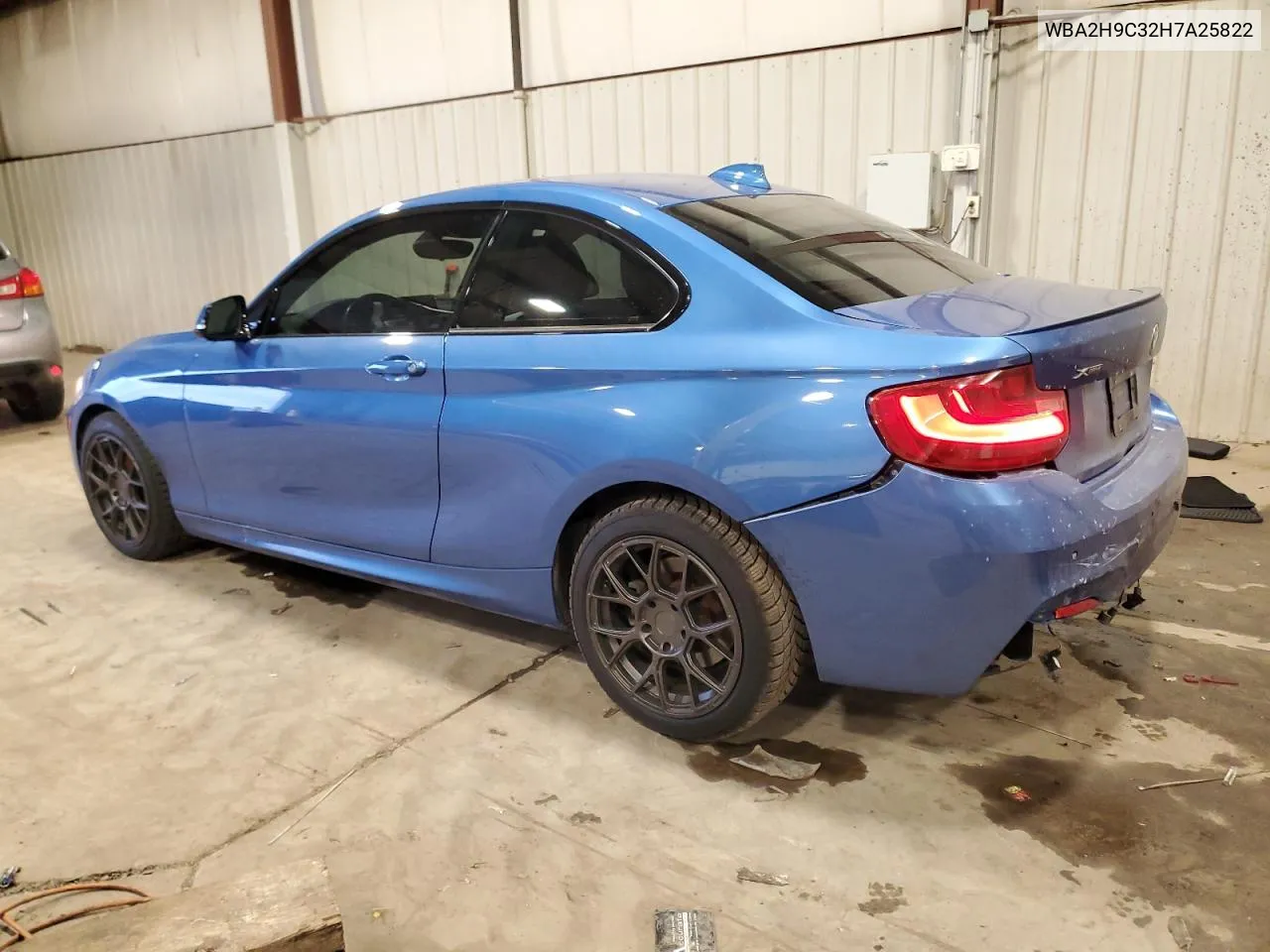 2017 BMW 230Xi VIN: WBA2H9C32H7A25822 Lot: 88751265