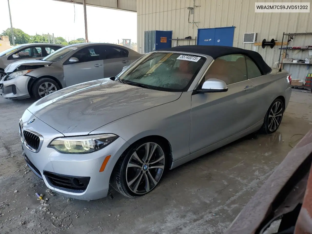 2018 BMW 230I VIN: WBA2M7C59JVD51202 Lot: 55740015