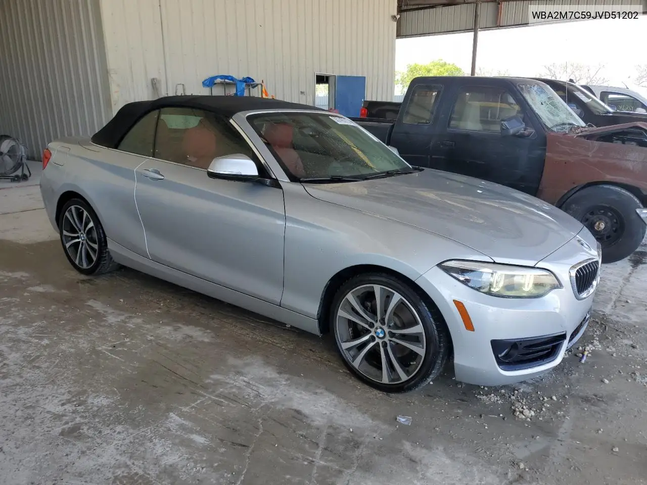 2018 BMW 230I VIN: WBA2M7C59JVD51202 Lot: 55740015