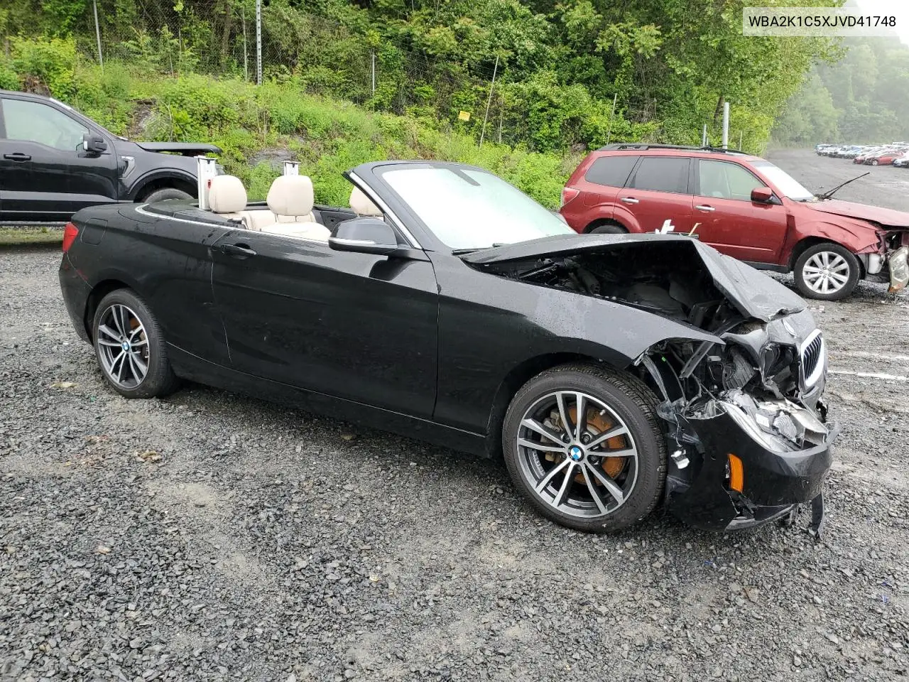 2018 BMW 230Xi VIN: WBA2K1C5XJVD41748 Lot: 58293985