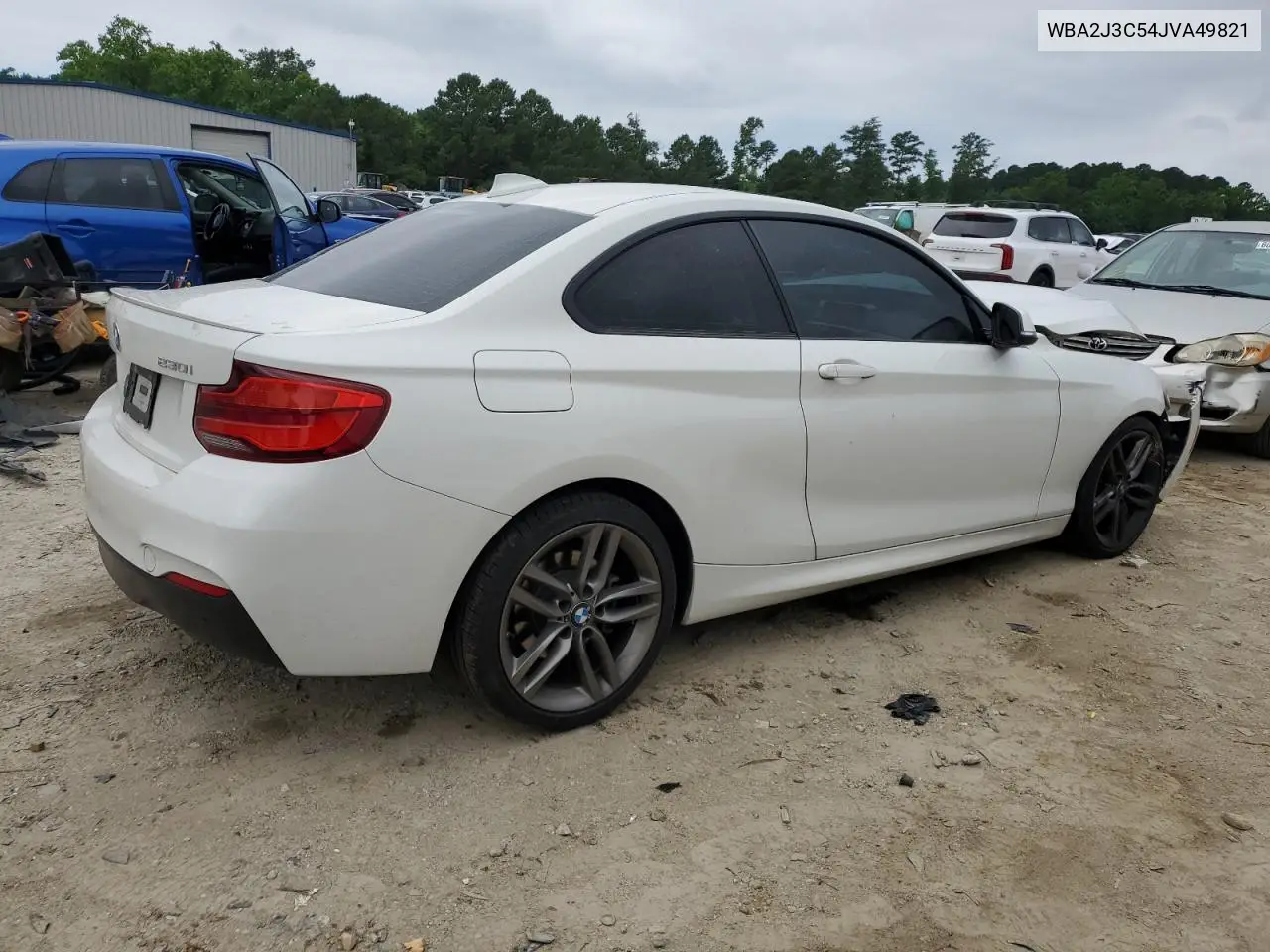 2018 BMW 230Xi VIN: WBA2J3C54JVA49821 Lot: 61046555
