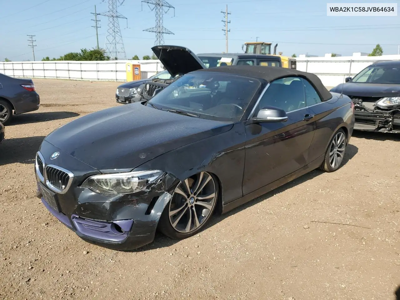 2018 BMW 230Xi VIN: WBA2K1C58JVB64634 Lot: 61145875
