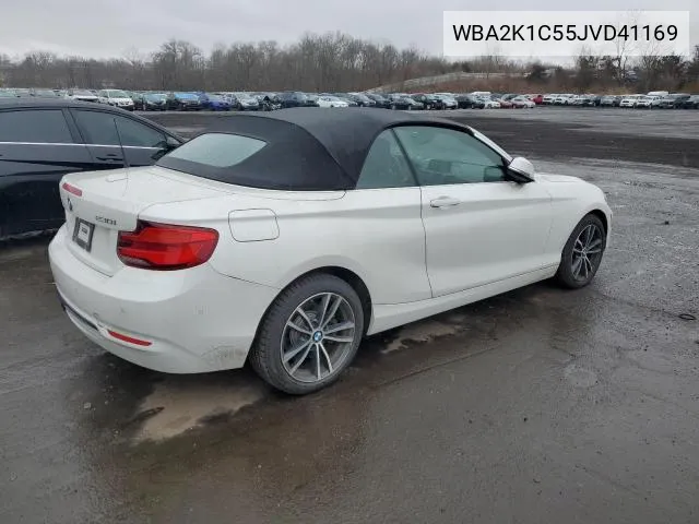 2018 BMW 230Xi VIN: WBA2K1C55JVD41169 Lot: 63107514