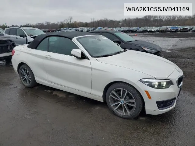 2018 BMW 230Xi VIN: WBA2K1C55JVD41169 Lot: 63107514