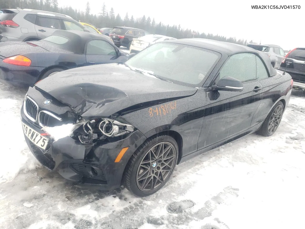 2018 BMW 230Xi VIN: WBA2K1C56JVD41570 Lot: 84181764