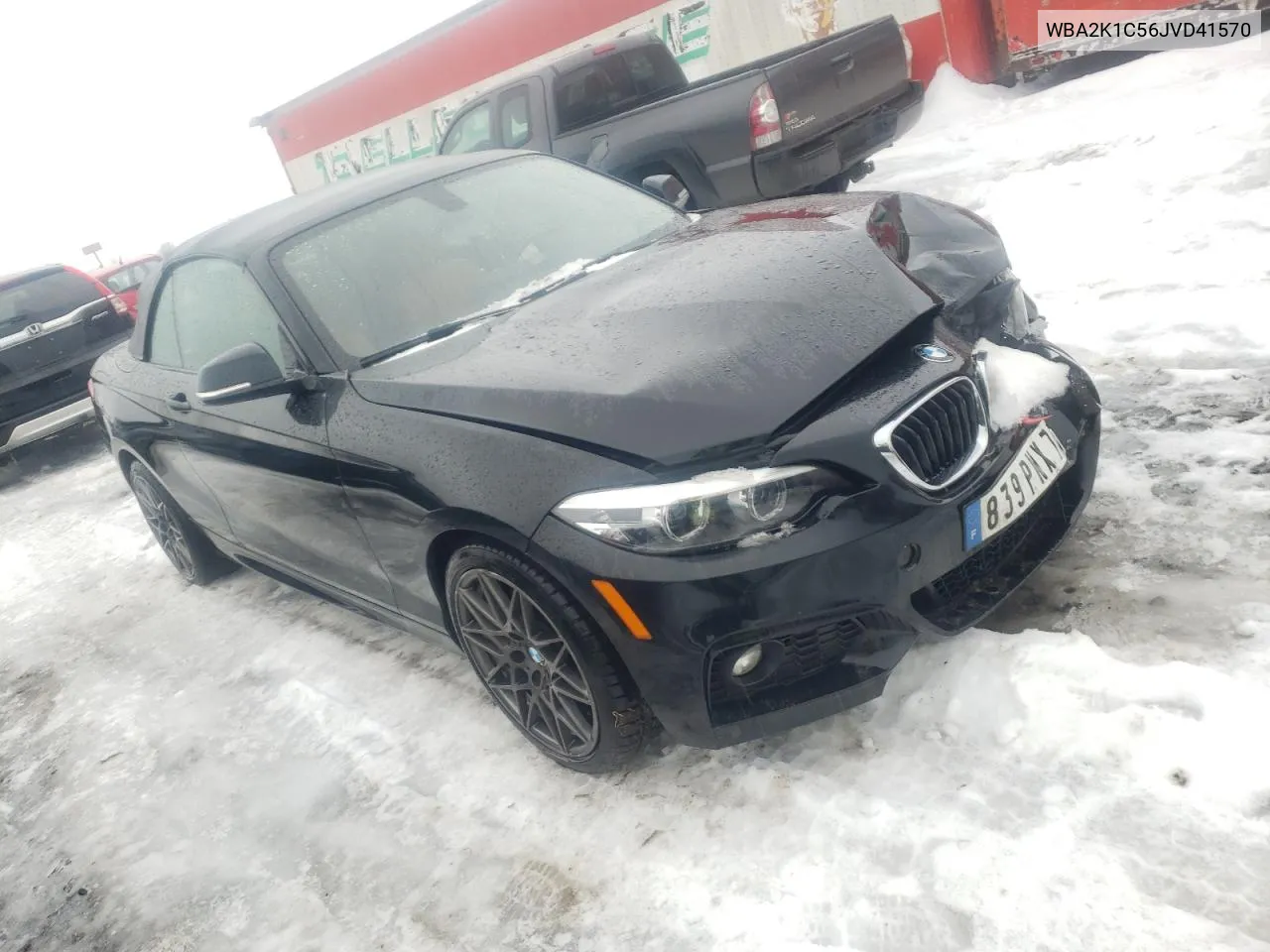 2018 BMW 230Xi VIN: WBA2K1C56JVD41570 Lot: 84181764