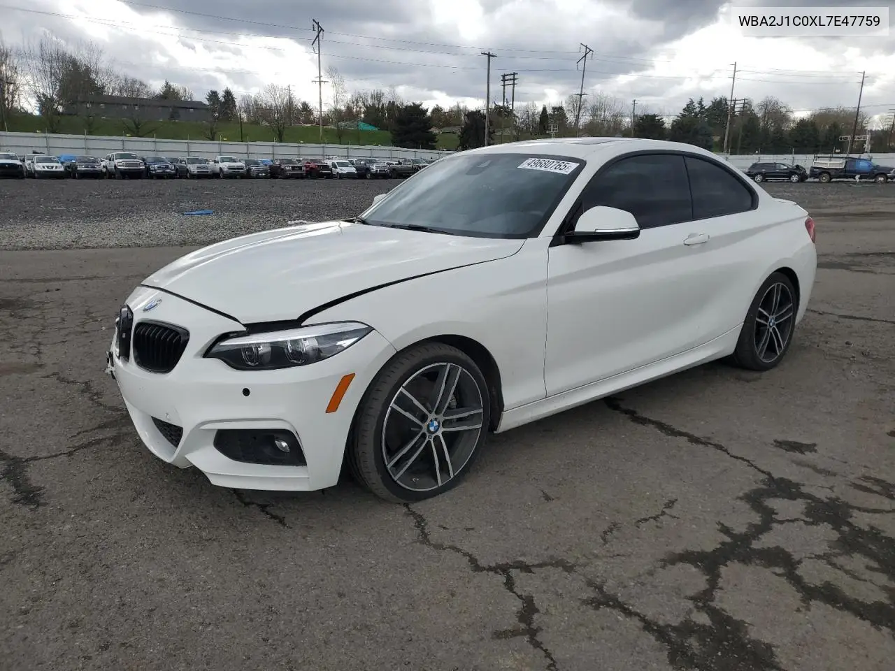 2020 BMW 230I VIN: WBA2J1C0XL7E47759 Lot: 49680765