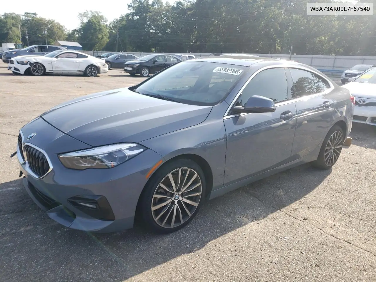 2020 BMW 228Xi VIN: WBA73AK09L7F67540 Lot: 62002995
