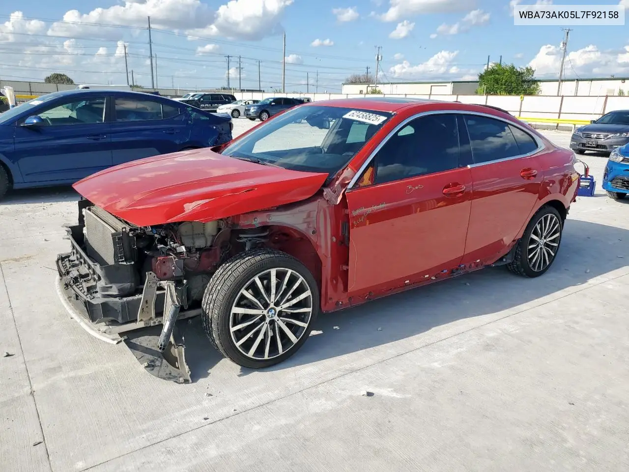 2020 BMW 228Xi VIN: WBA73AK05L7F92158 Lot: 62458825
