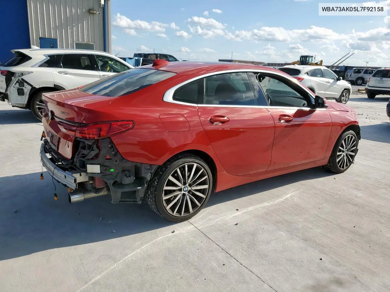 2020 BMW 228Xi VIN: WBA73AK05L7F92158 Lot: 62458825