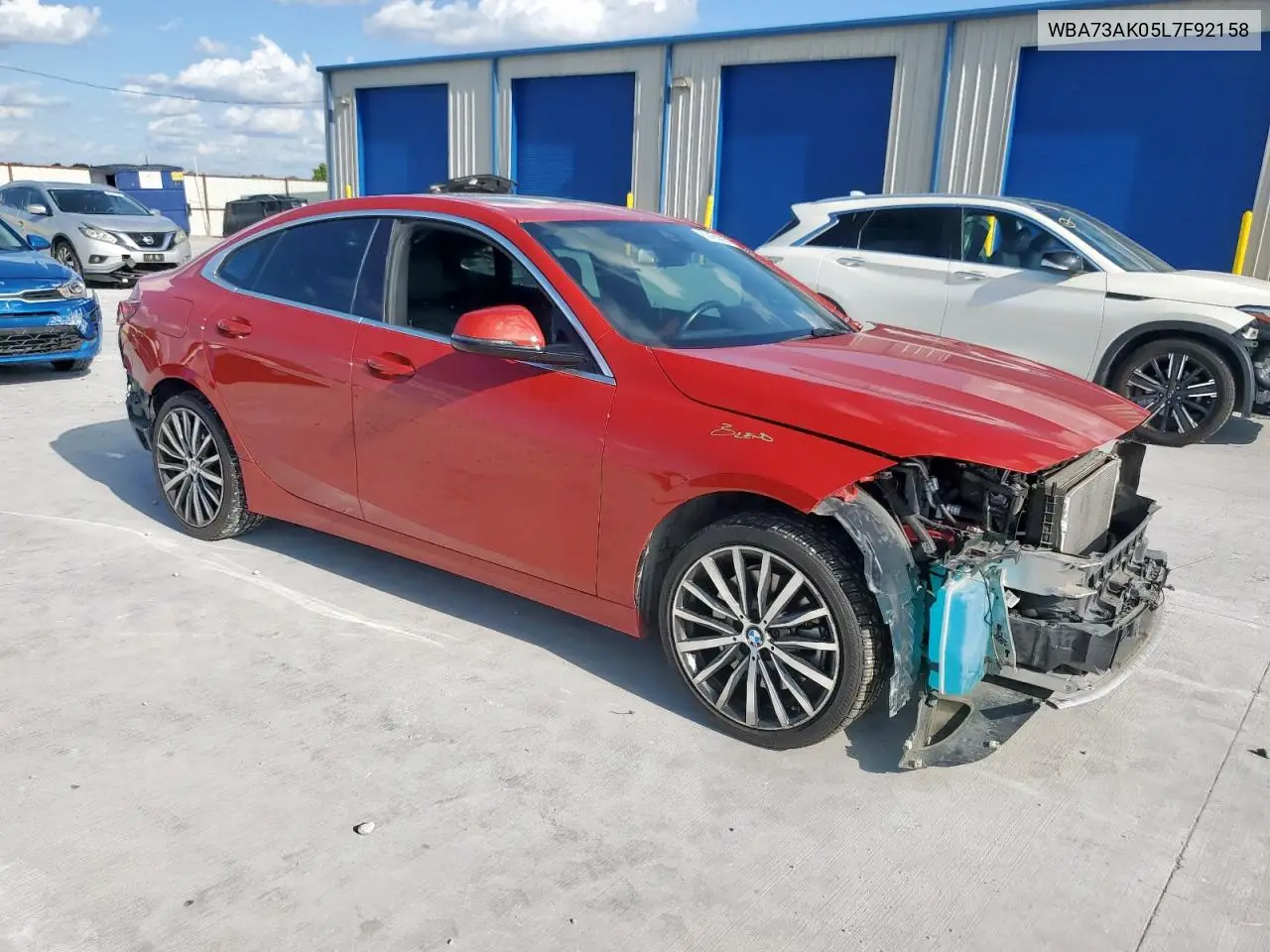 2020 BMW 228Xi VIN: WBA73AK05L7F92158 Lot: 62458825