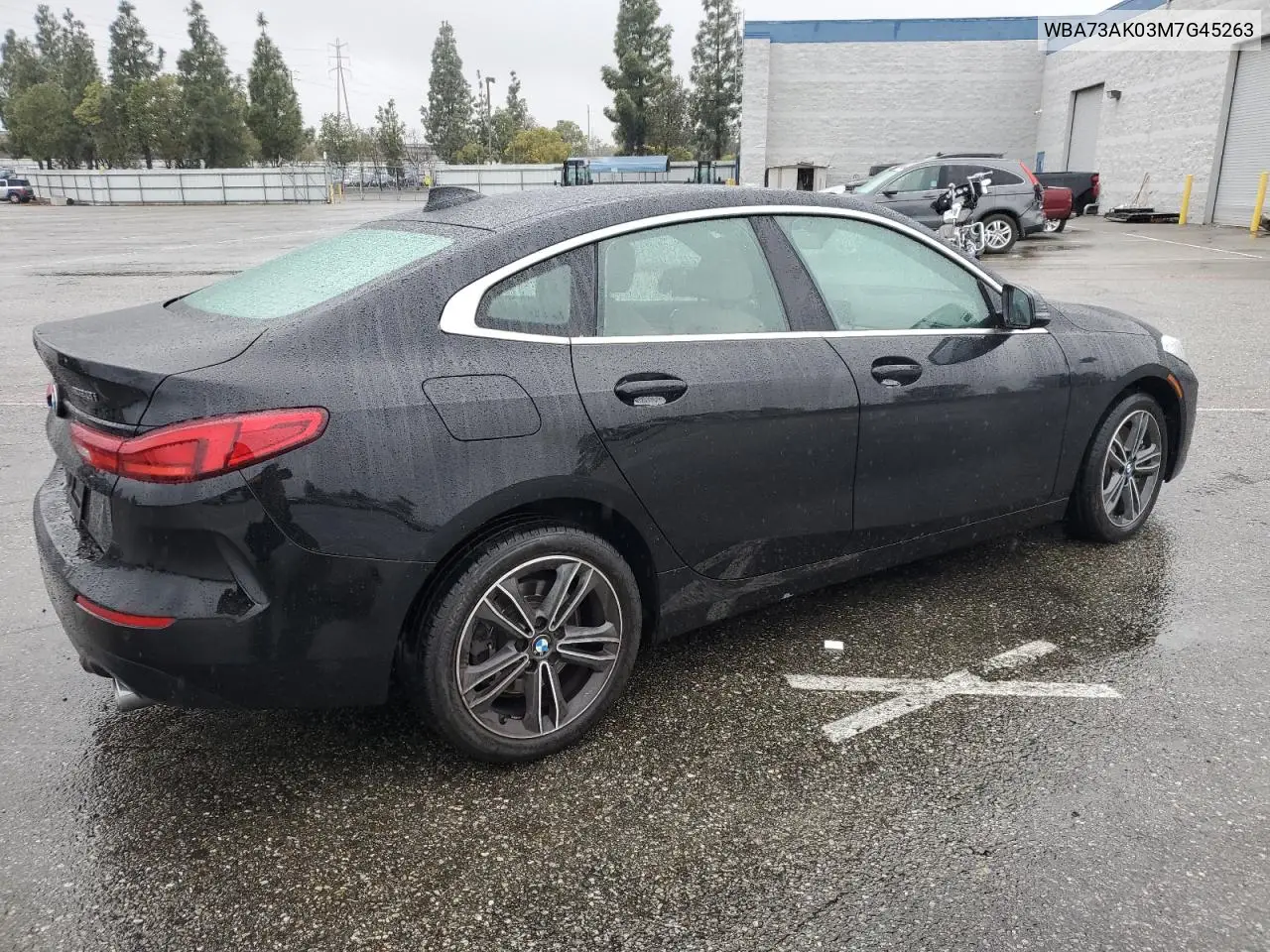2021 BMW 228Xi VIN: WBA73AK03M7G45263 Lot: 42757175
