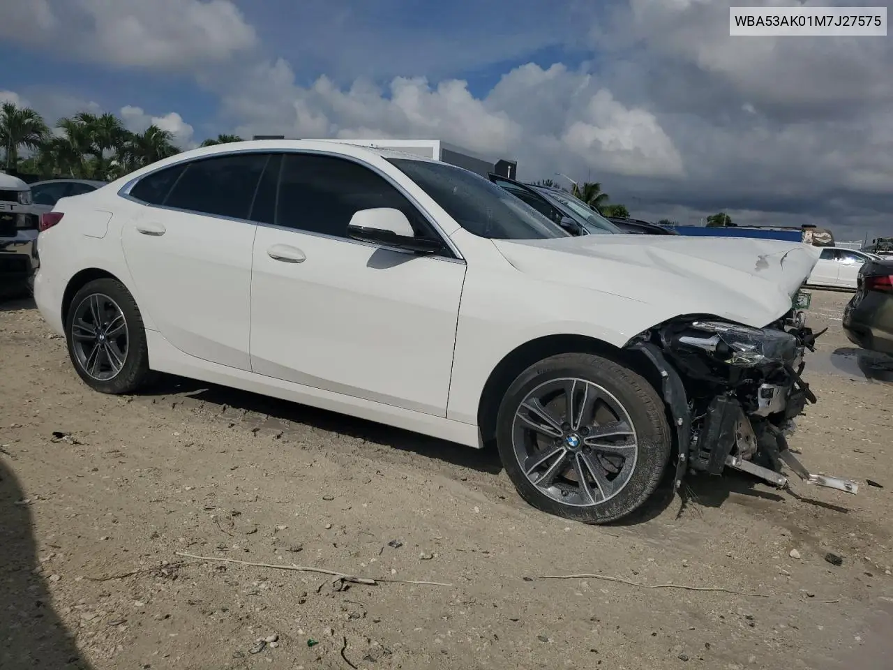 2021 BMW 228I VIN: WBA53AK01M7J27575 Lot: 56217515
