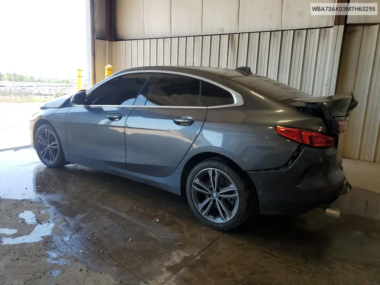 2021 BMW 228Xi VIN: WBA73AK03M7H63295 Lot: 56392585