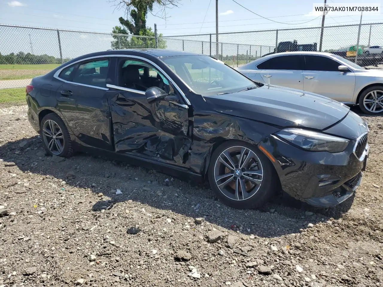 2021 BMW 228Xi VIN: WBA73AK01M7G38344 Lot: 61566505