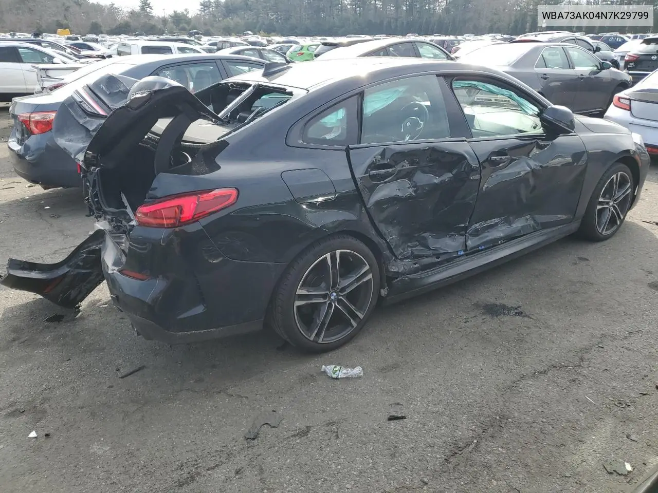 2022 BMW 228Xi VIN: WBA73AK04N7K29799 Lot: 47778005