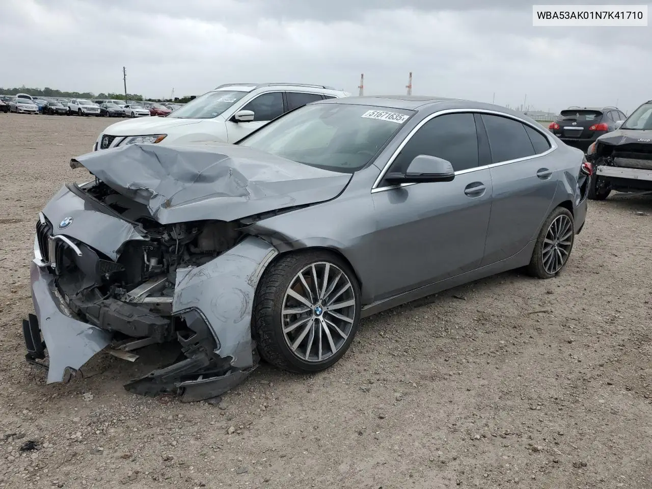 2022 BMW 228I VIN: WBA53AK01N7K41710 Lot: 51671635