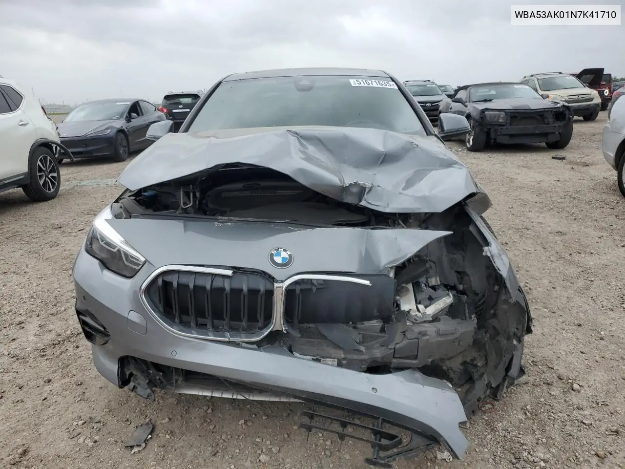 2022 BMW 228I VIN: WBA53AK01N7K41710 Lot: 51671635