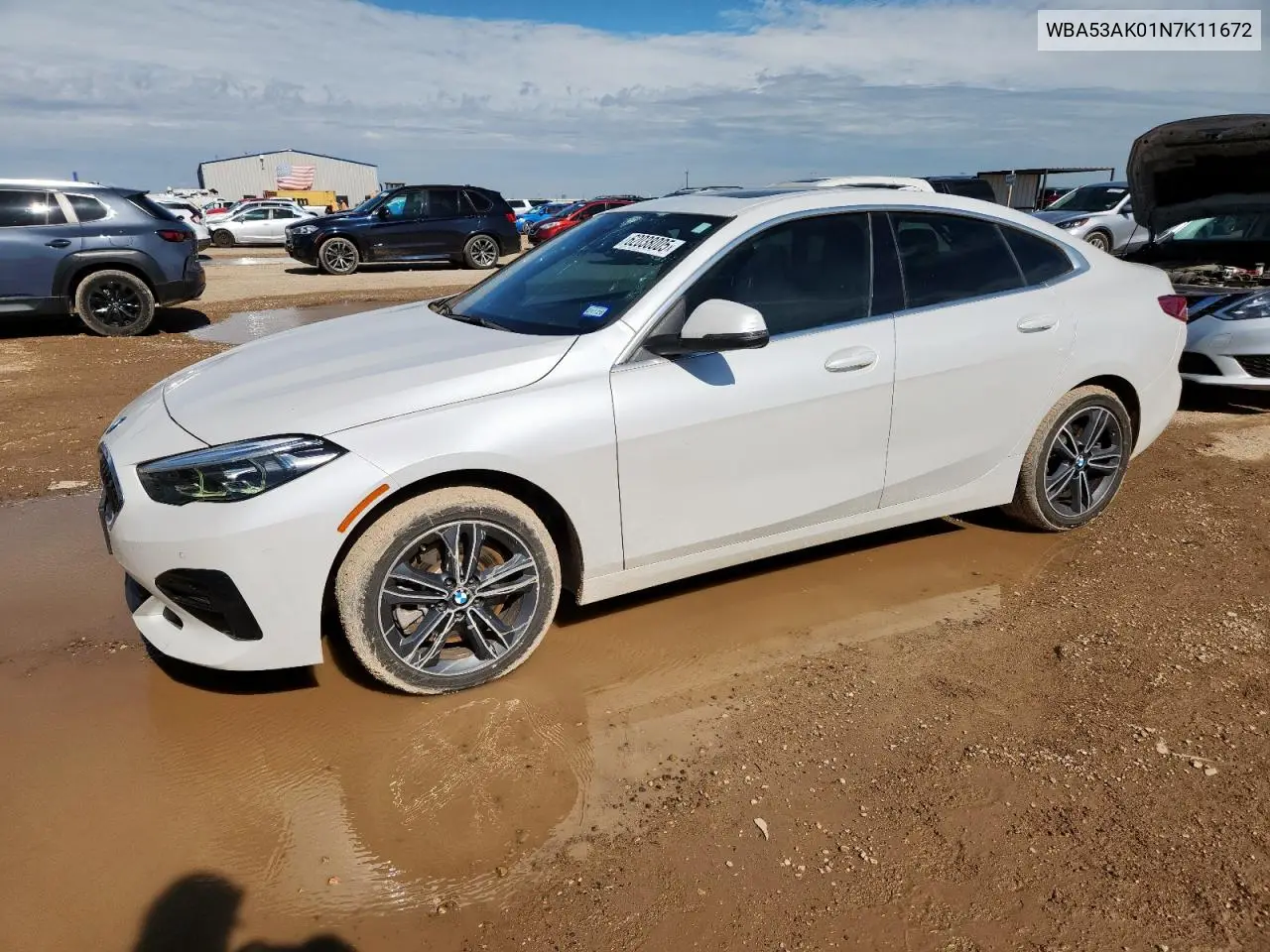 2022 BMW 228I VIN: WBA53AK01N7K11672 Lot: 62038005