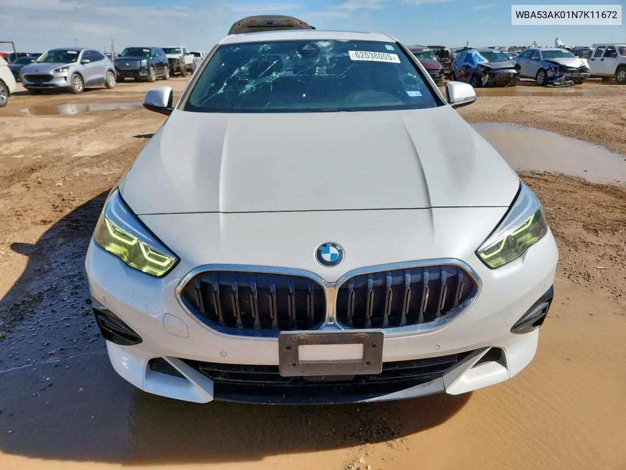 2022 BMW 228I VIN: WBA53AK01N7K11672 Lot: 62038005