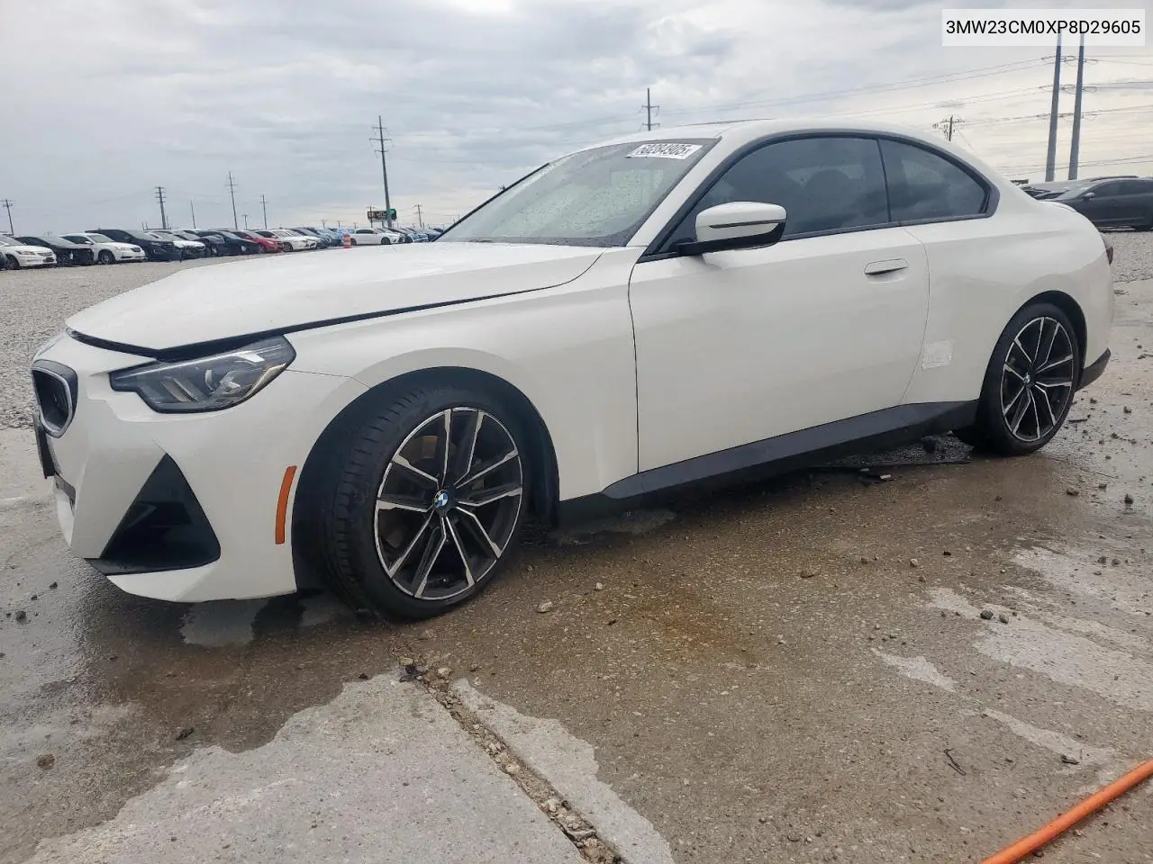 2023 BMW 230I VIN: 3MW23CM0XP8D29605 Lot: 60284905