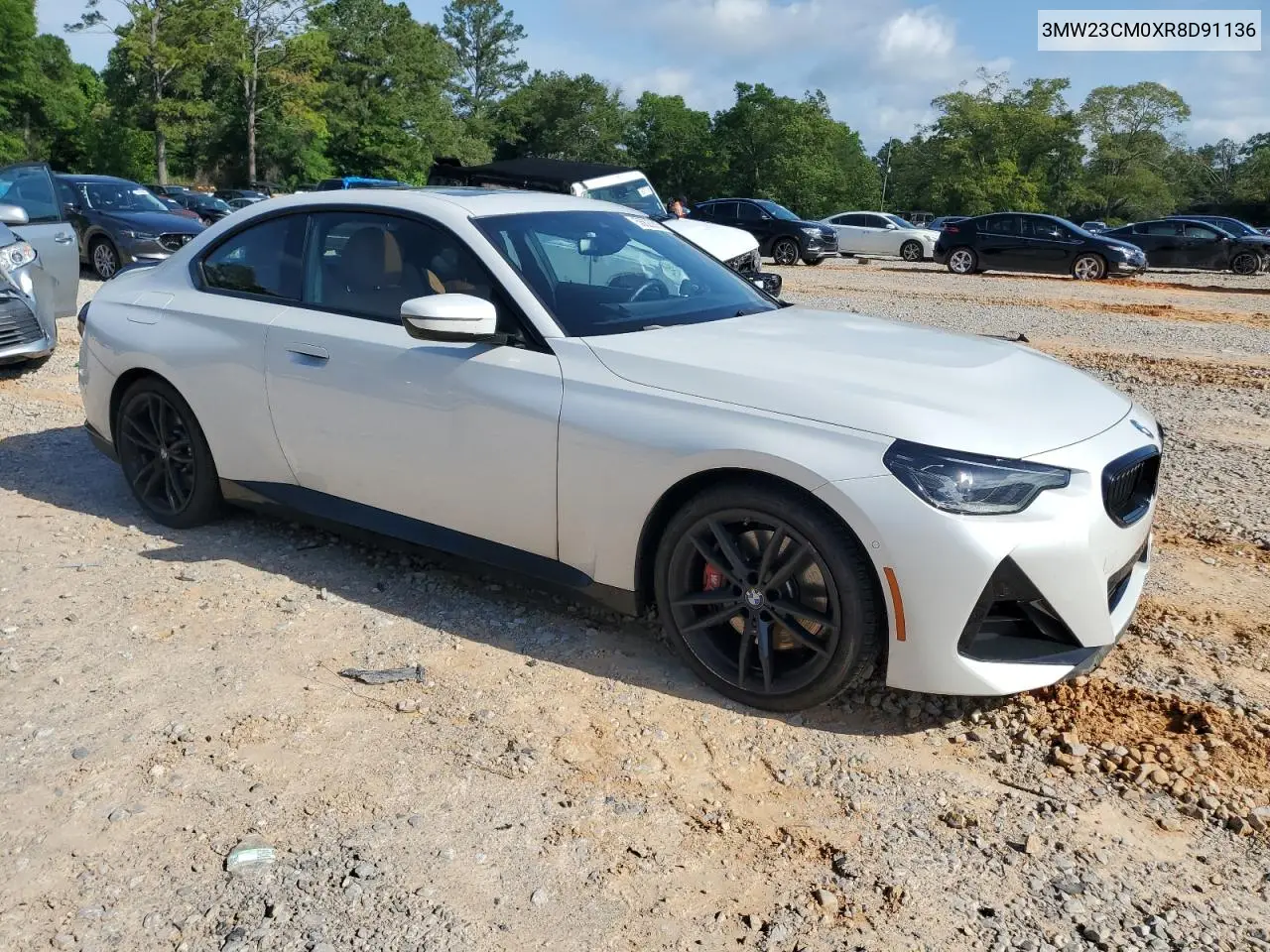 2024 BMW 230I VIN: 3MW23CM0XR8D91136 Lot: 56623815