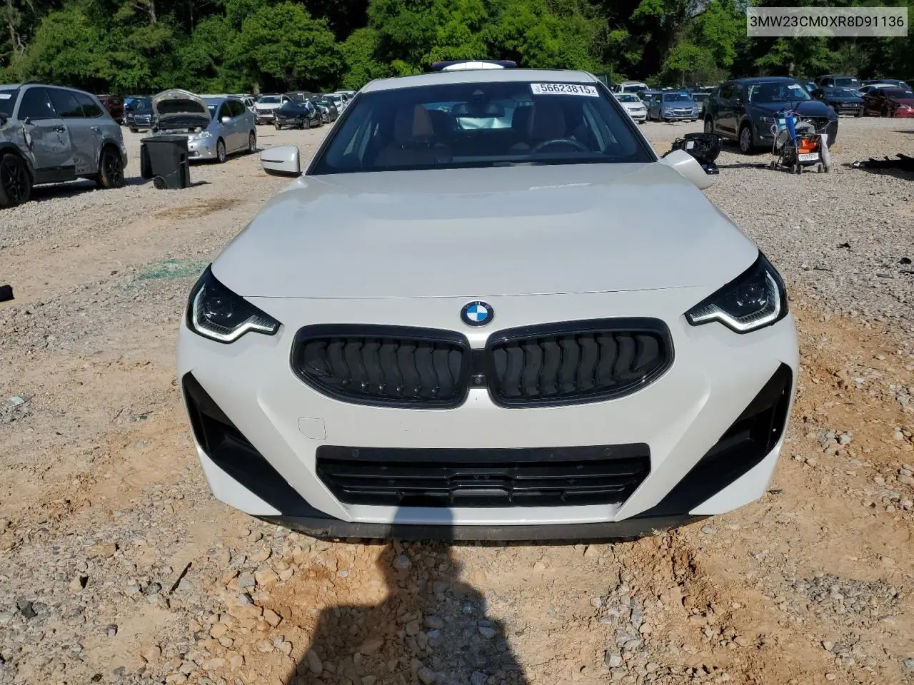 2024 BMW 230I VIN: 3MW23CM0XR8D91136 Lot: 56623815