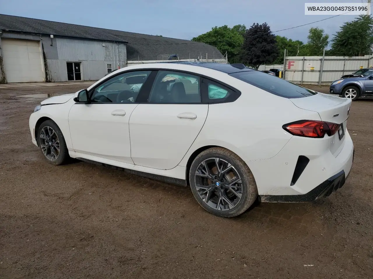 2025 BMW 228Xi VIN: WBA23GG04S7S51996 Lot: 61722755