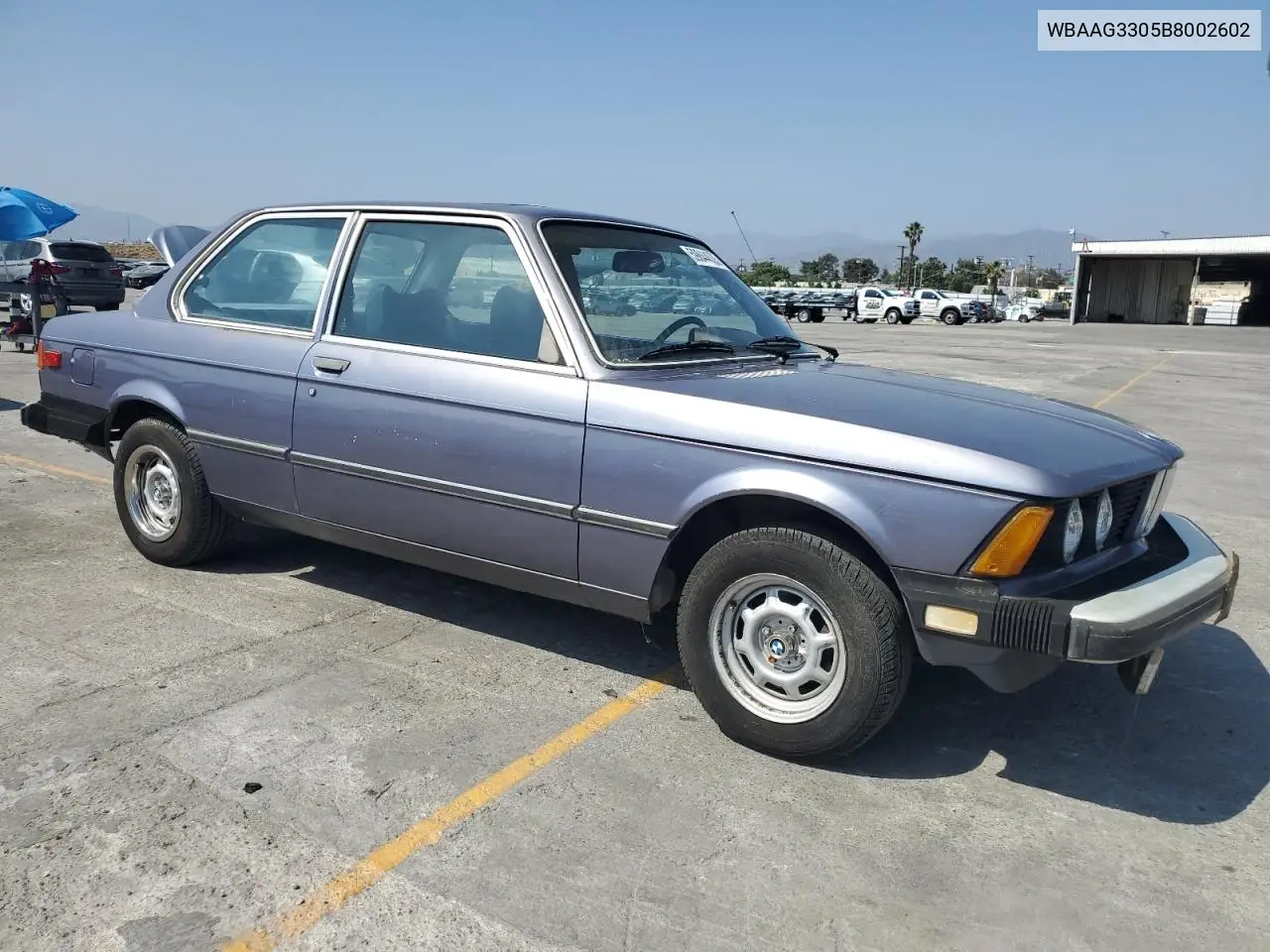 1981 BMW 320 I VIN: WBAAG3305B8002602 Lot: 59844535