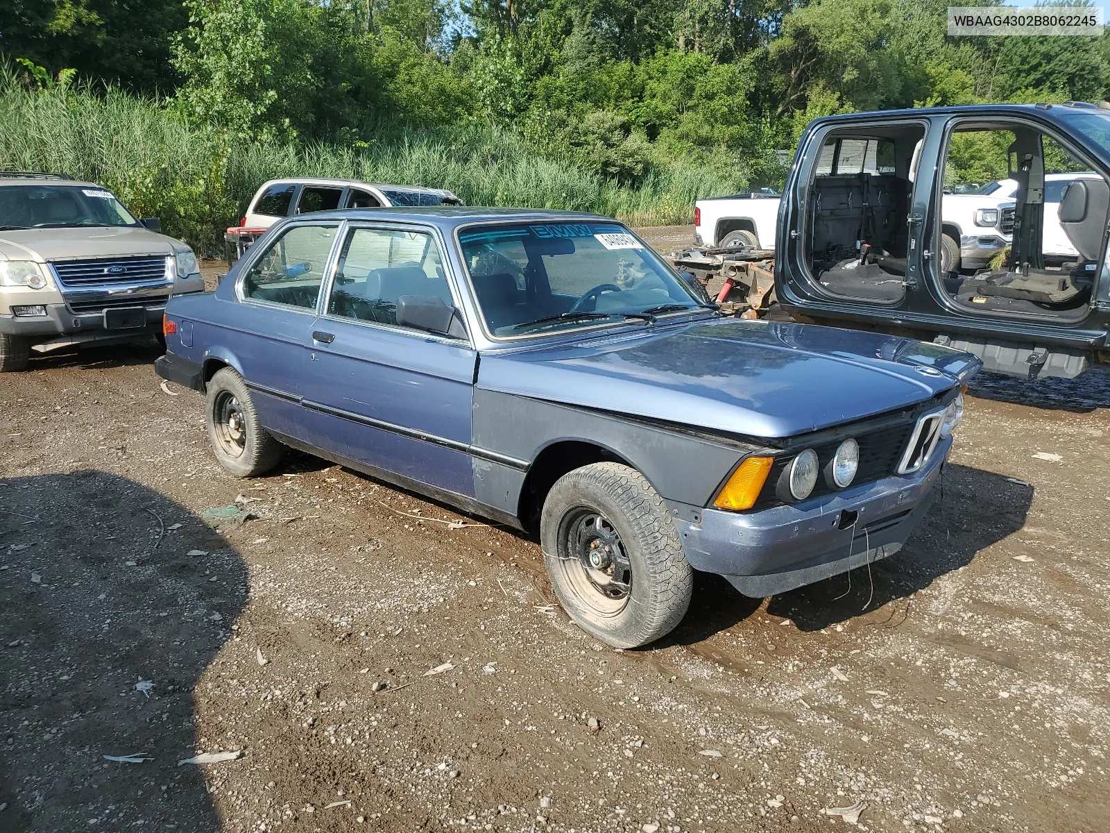 1981 BMW 320 I Automatic VIN: WBAAG4302B8062245 Lot: 64069434