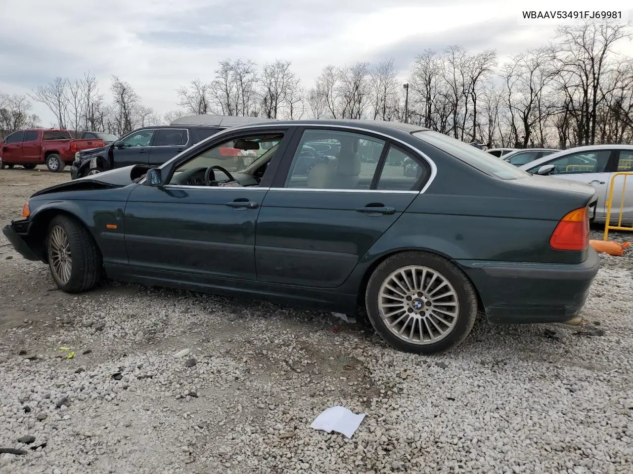 2001 BMW 330 I VIN: WBAAV53491FJ69981 Lot: 49919585