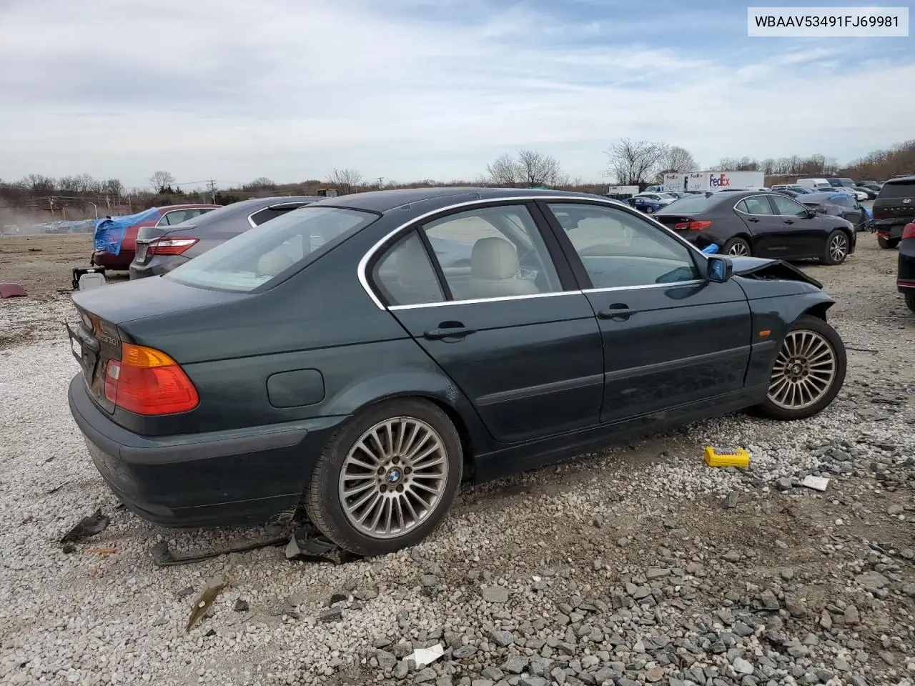 2001 BMW 330 I VIN: WBAAV53491FJ69981 Lot: 49919585