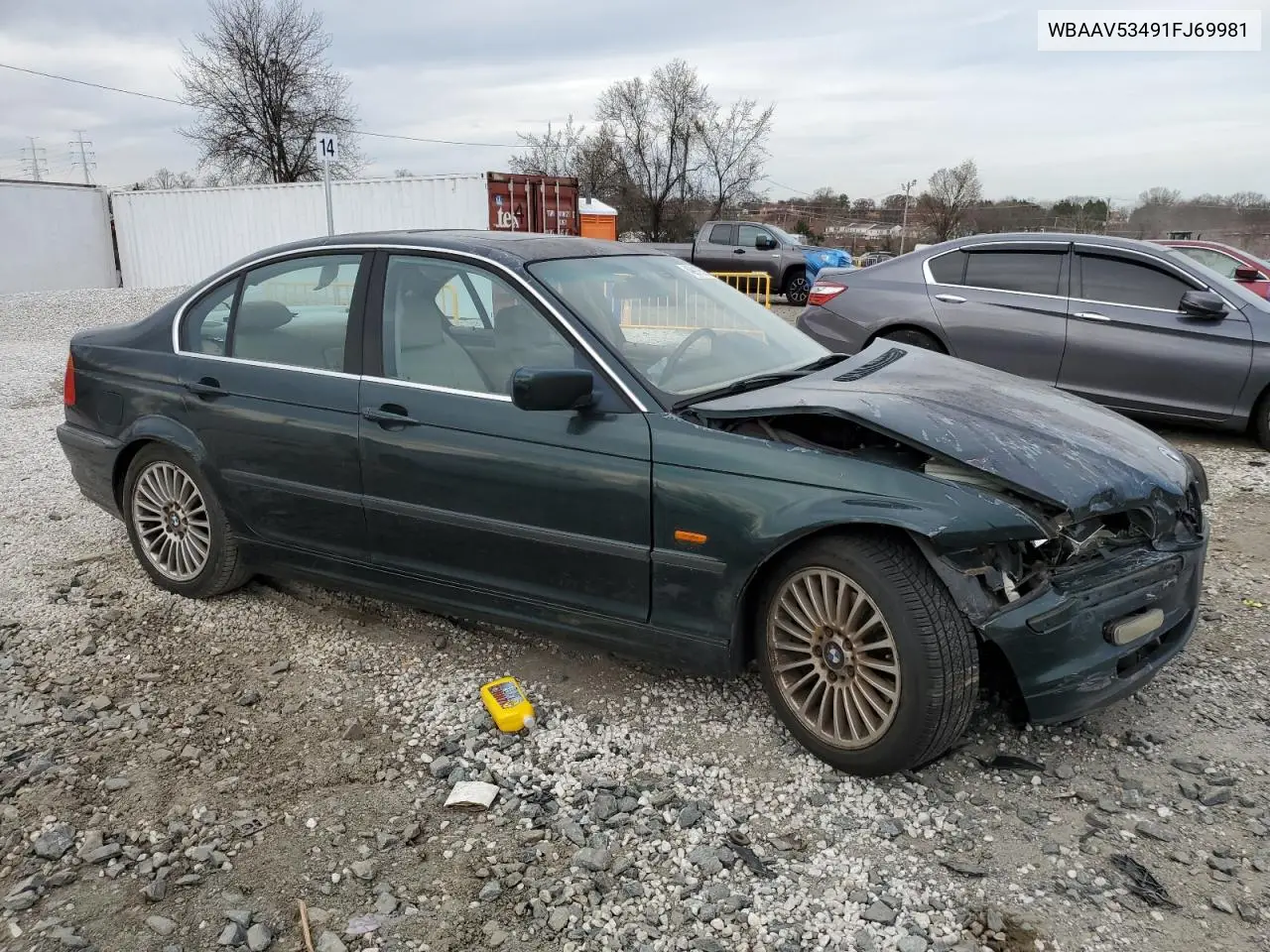 2001 BMW 330 I VIN: WBAAV53491FJ69981 Lot: 49919585