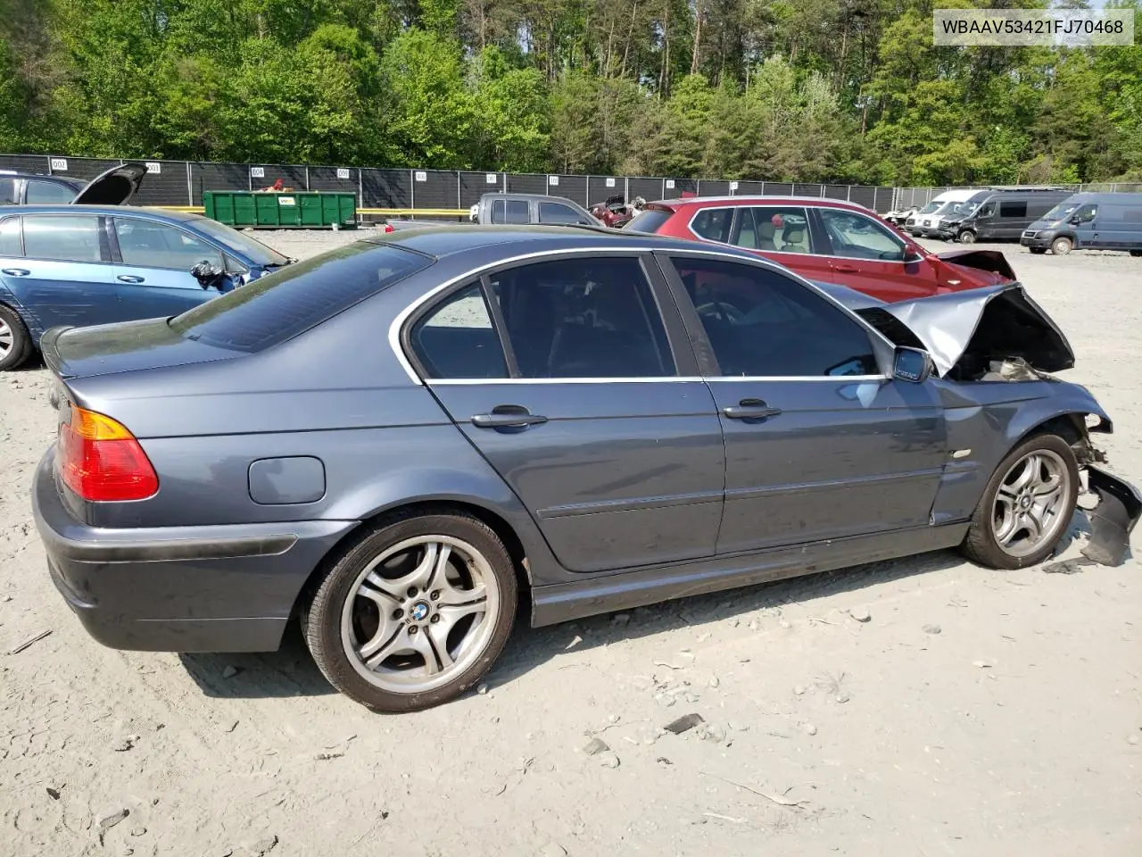 2001 BMW 330 I VIN: WBAAV53421FJ70468 Lot: 55267435
