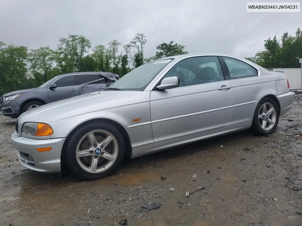2001 BMW 325 Ci VIN: WBABN33461JW54231 Lot: 55535245