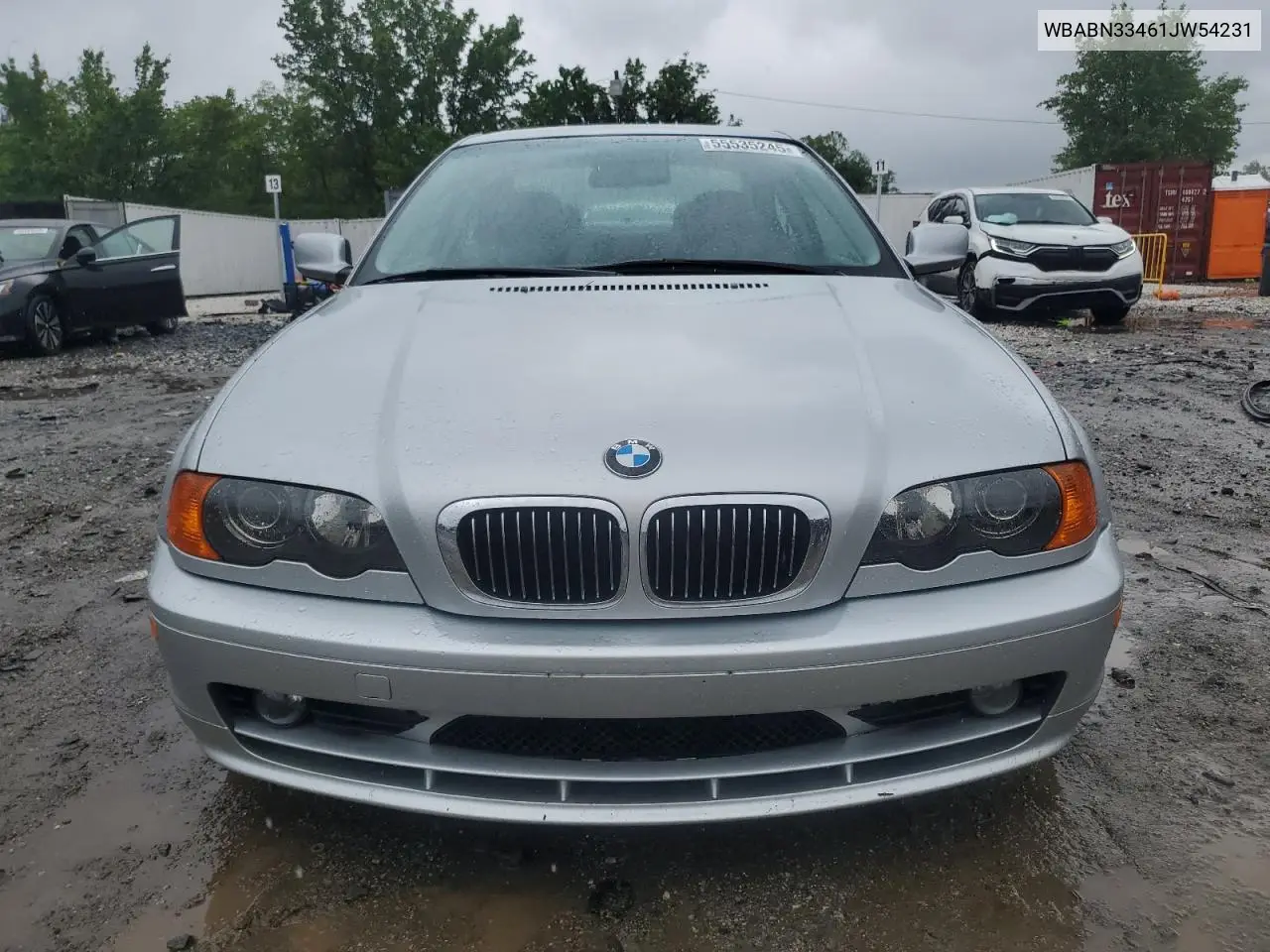 2001 BMW 325 Ci VIN: WBABN33461JW54231 Lot: 55535245