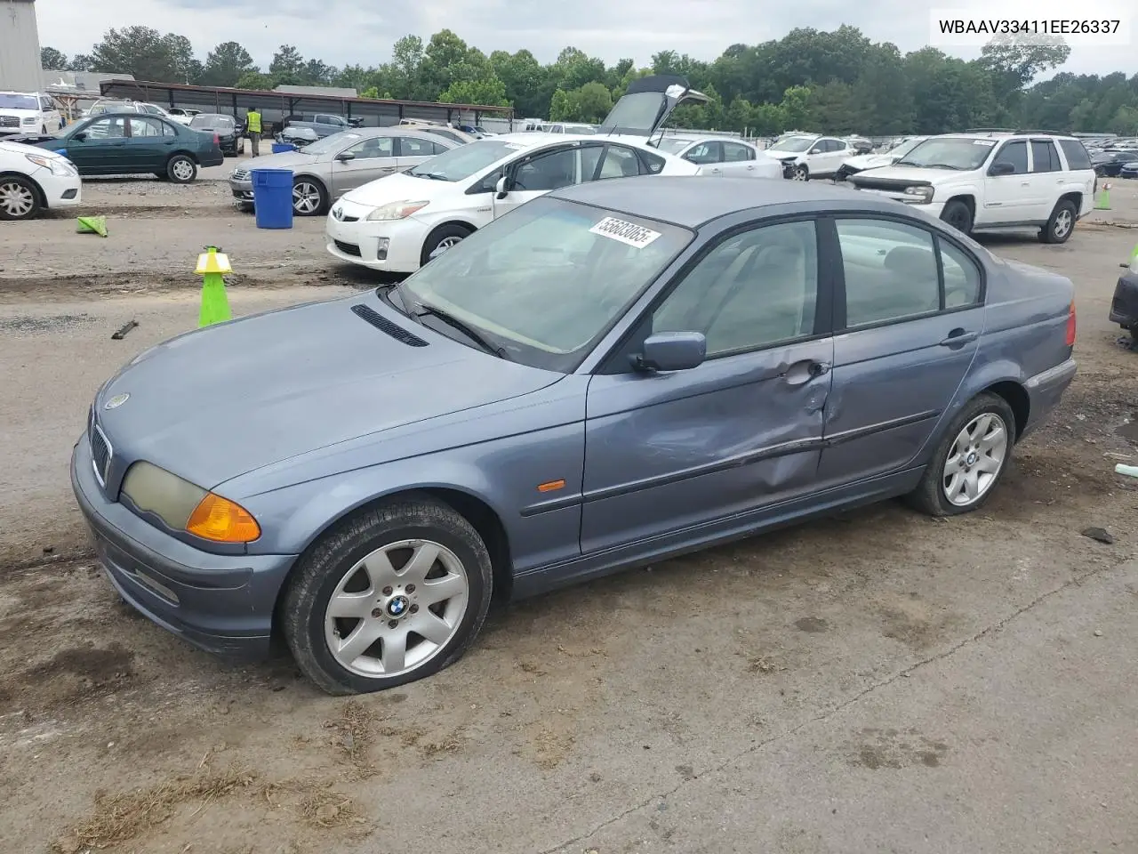 2001 BMW 325 I VIN: WBAAV33411EE26337 Lot: 55603065
