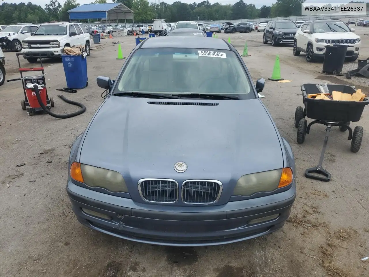 2001 BMW 325 I VIN: WBAAV33411EE26337 Lot: 55603065