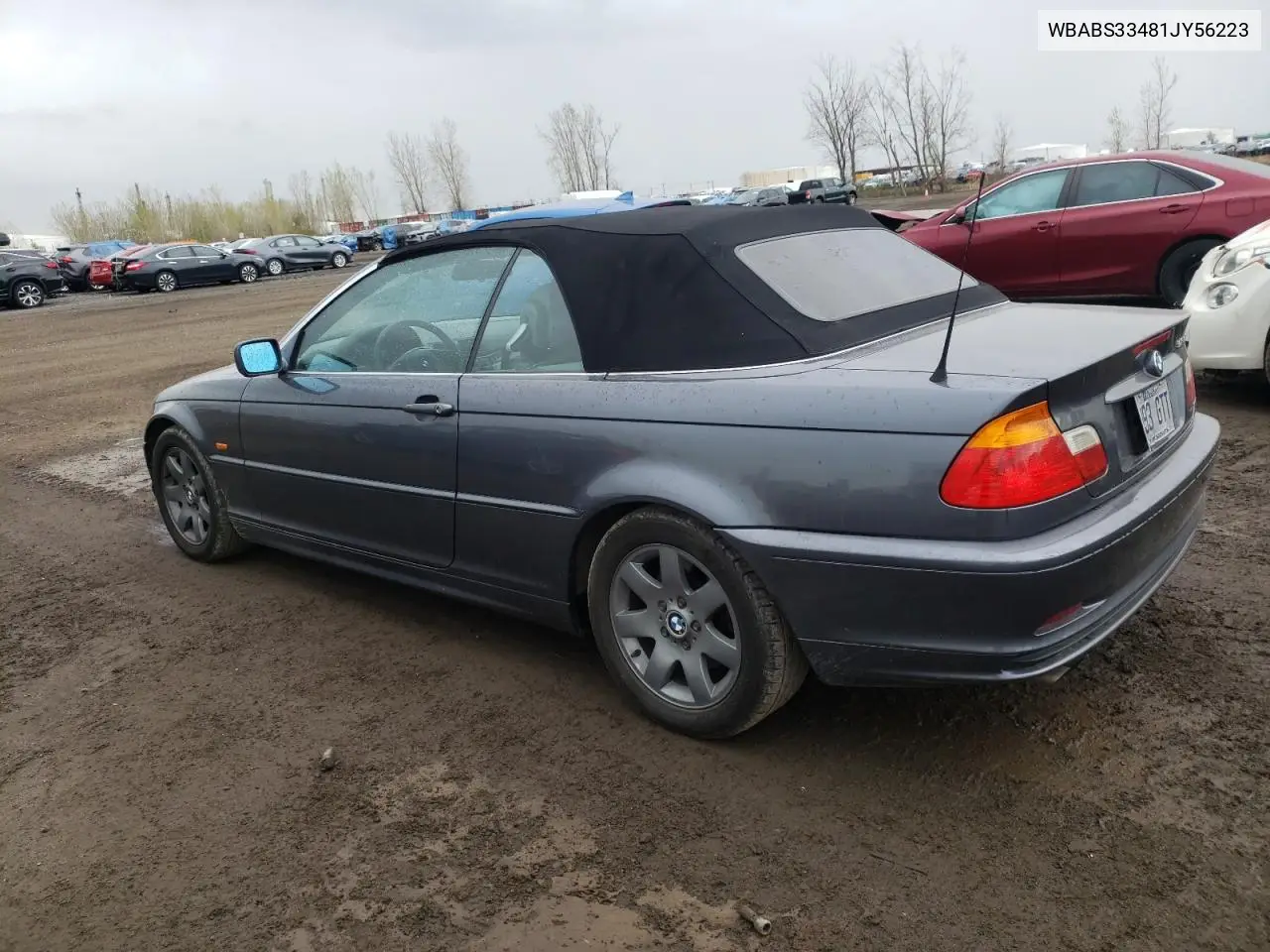 2001 BMW 325 Ci VIN: WBABS33481JY56223 Lot: 55604805
